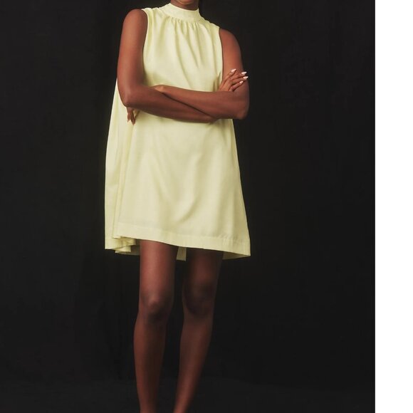 Bow Mini Shift Dress by Sunday in Brooklyn from Anthropologie - Picture 6 of 11